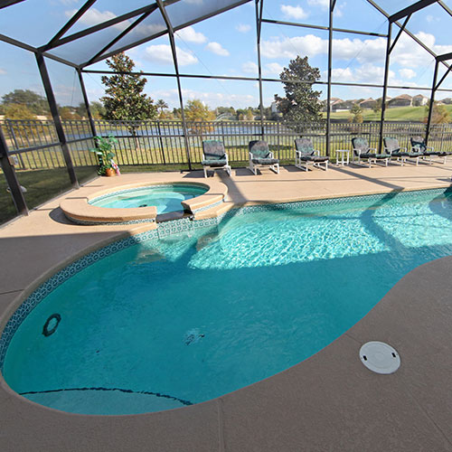 Pool Deck Cleaning Service Image